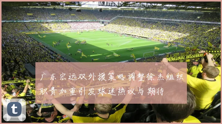 广东宏远双外援策略调整徐杰组织职责加重引发球迷热议与期待